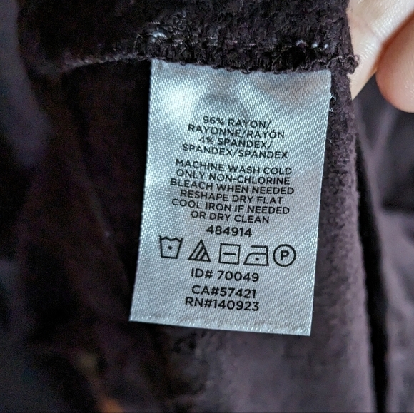 Loft Medium Brown Lounge‎ Cozy Long Sleeve Shirt w/ Fuzzy Inside - Picture 4 of 8